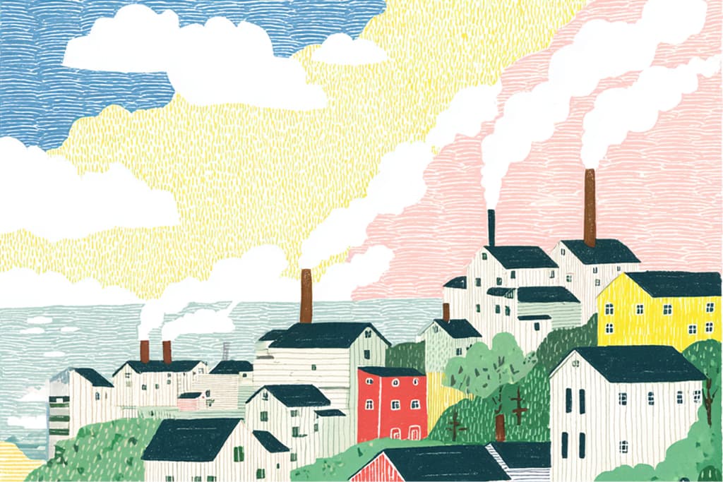 Community members working together